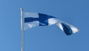 Suomen lippu.